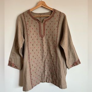 Vintage embroidered tunic